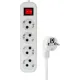 Сетевой фильтр PROGIX SF4PW10 4р/10м белый, 3х0,75мм, 10А/2000Вт