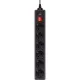 Сетевой фильтр Buro 600SH-16-5-B 5м (6 розеток) черный