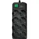 Сетевой фильтр SVEN SF-08E-16 1,8 м 8 розеток, 16А черный