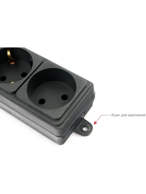 Сетевой фильтр Power Cube 6р/3м, 16А/3,5кВт,3x1,0, черн(SPG6-B3M)