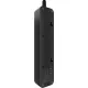 Сетевой фильтр AGNI 4/2м,черный(TP-FD4E-2m-black)