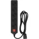 Сетевой фильтр PC Pet AP01006-E-B 1.8м (5 розеток) черный (пакет)