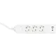 Сетевой фильтр BigTech CD3-1,4WU (3р/1,4м/USB-C/USB-A/16А/3680Вт белый)