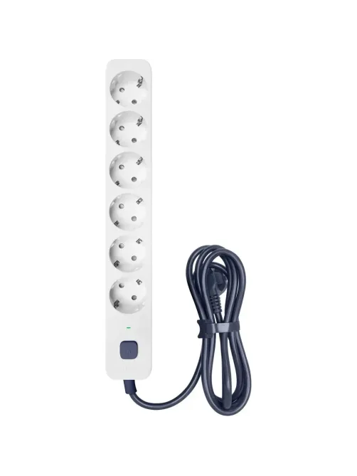 Сетевой фильтр Powercom SP-06W 5,0 м (6 розеток) белый/серый