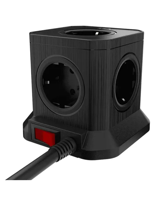 Сетевой фильтр AGNI  5р/3м,черный(TP-VE4U5E-3m-black)