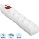 Сетевой фильтр Buro 500SH-5-W 5м (5 розеток) белый