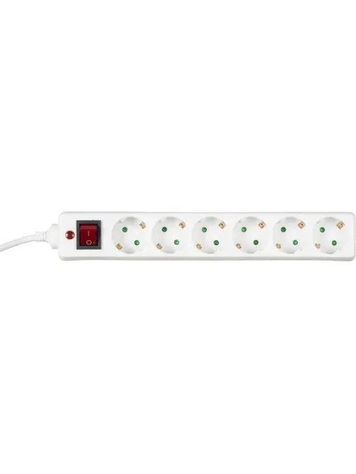 Сетевой фильтр BigTech CD6-3W1 (6р/3м/10А/2500Вт 1мм 2500Вт)