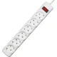 Сетевой фильтр PROGIX PG644 6р/10м/3,5кВТ/16А заземление, белый, ПВС 3х1.5