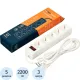Сетевой фильтр BigTech STD-510-3-W (5р/3м/10А/2,2кВт/1мм2/белый)