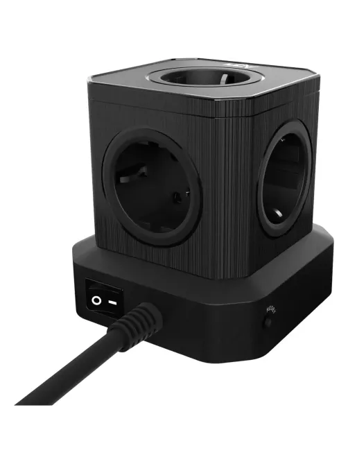 Сетевой фильтр AGNI 5р/2м, 2 USB +3 Type-C, чёрный(TP-VE5U5E-C-2m-black)