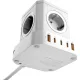 Сетевой фильтр AGNI 5р/2м,белый, 2USB +3Type-C 65(TP-VE5U5E-C-2m-white)