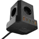 Сетевой фильтр AGNI 5р/2м, 2 USB +3 Type-C, чёрный(TP-VE5U5E-C-2m-black)