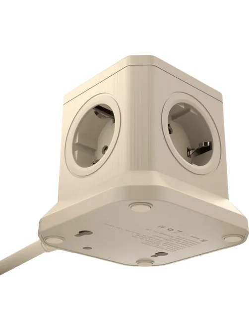 Сетевой фильтр AGNI  5р/2м 2м,слоновая кость(TP-VE4U5E-2m-ivory)