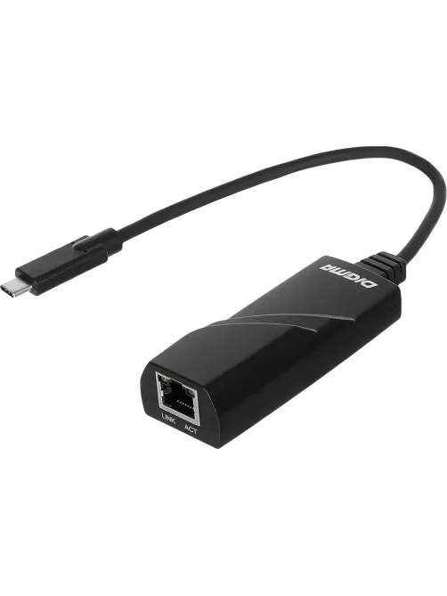 Сетевой адаптер Gigabit Ethernet Digma D-USBC-LAN1000 USB Type-C