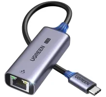 Сетевой адаптер UGREEN CM648 (25052) USB-C 3.1 to RJ45 2.5G серый