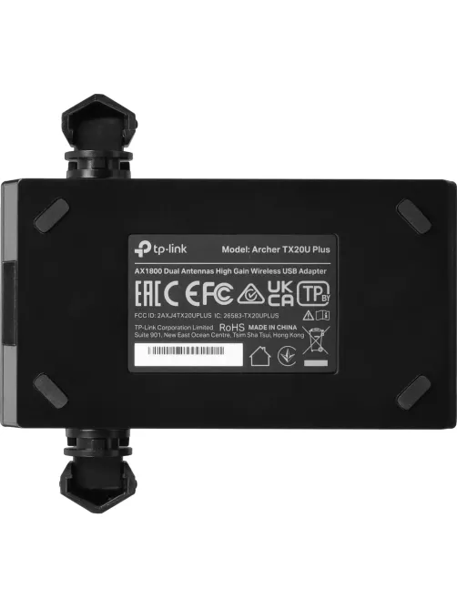 Сетевой адаптер Wi-Fi TP-Link Archer TX20U PlusAX1800 USB-адаптер Wi-Fi 6