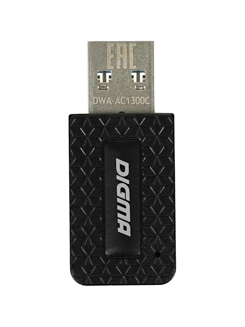 Сетевой адаптер Wi-Fi Digma DWA-AC1300C AC1300 USB 3.0 (ант.внутр.) 1ант