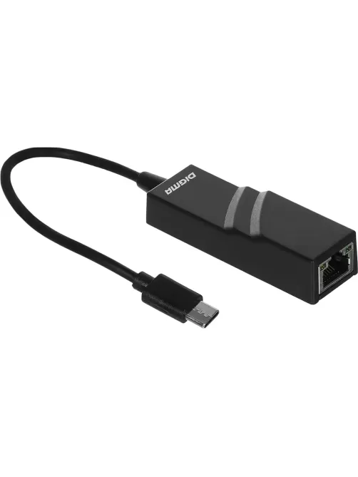 Сетевой адаптер Fast Ethernet Digma D-USBC-LAN100 USB Type-C