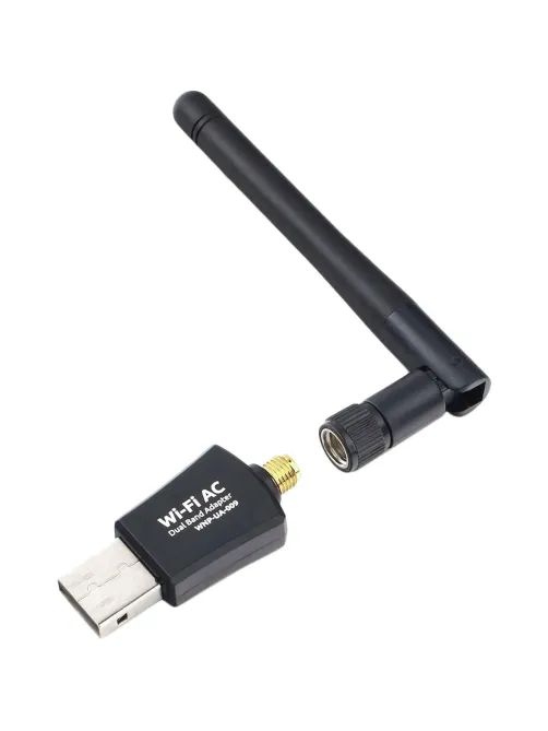 Сетевой адаптер Wi-Fi USB-адаптер Gembird, 600 Мбит,802.11b/g/n/ac/а