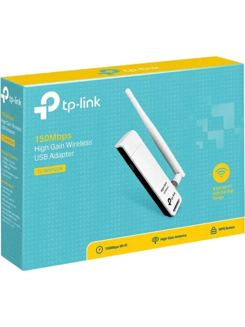 Сетевой адаптер WiFi TP-Link TL-WN722N USB 2.0