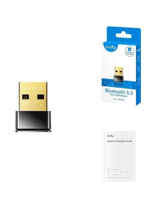 Сетевой адаптер Bluetooth Cudy BU530 Bluetooth 5.3 Nano USB