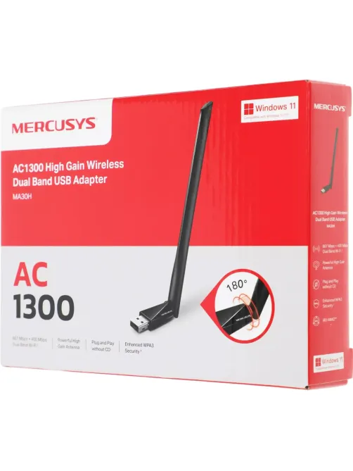 Сетевой адаптер Wi-Fi Mercusys MA30H
