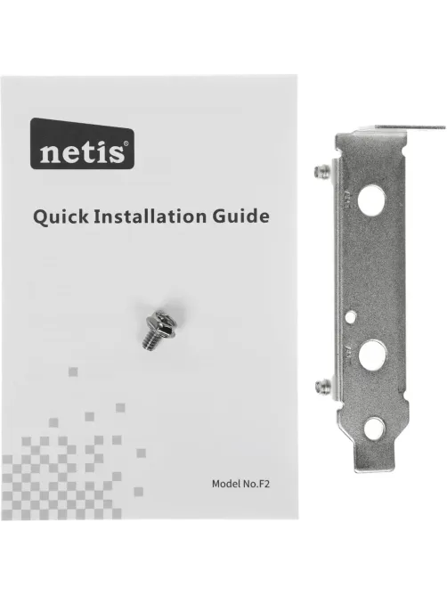 Сетевой адаптер WiFi Netis F2 АХ5400 PCI Express + Bluetooth 5.2