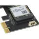 Сетевой адаптер WiFi + Bluetooth Mercusys MA70XE PCI Express