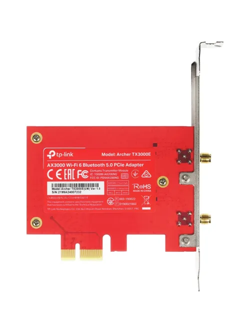 Сетевой адаптер Wi-Fi TP-Link Archer TX3000E AX3000 PCI-E BT 5.0