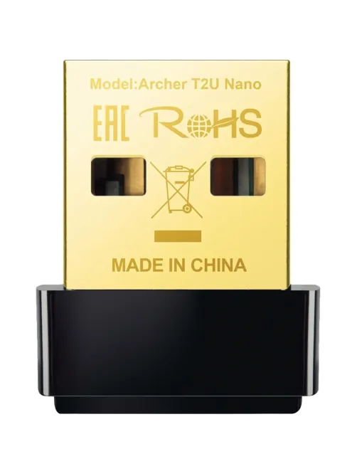 Сетевой адаптер WiFi TP-Link Archer T2U NANO AC600 USB 2.0