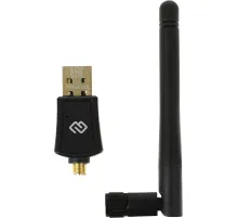 Сетевой адаптер Wi-Fi Digma DWA-AC600E AC600 USB 2.0 (ант.внеш.съем) 1ант