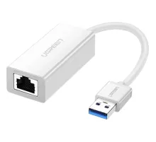 Сетевой адаптер UGREEN CR111 (20255), USB 3.0/Gigabit Ethernet/белый