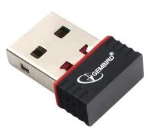 Сетевой адаптер микро WiFi Gembird 150 Мбит, USB, 802.11b/g/n