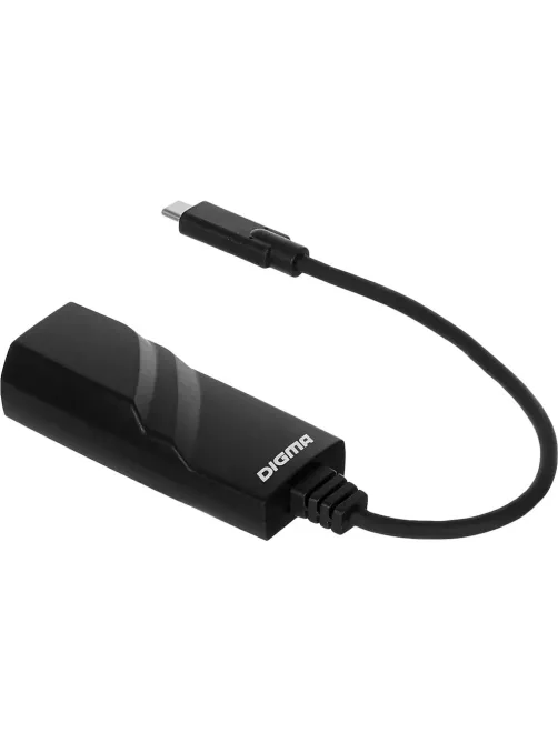 Сетевой адаптер Gigabit Ethernet Digma D-USBC-LAN1000 USB Type-C