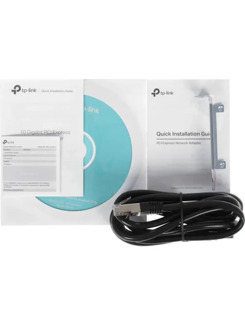 Сетевой адаптер Wi-Fi TP-Link TX401 PCI Express 3.0 X4 10-гигабит