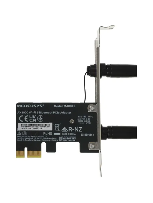 Сетевой адаптер WiFi + Bluetooth Mercusys MA80XE PCI Express