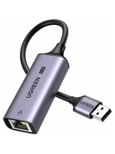 Сетевой адаптер UGREEN CM648 (25051) USB-A 3.0 to RJ45 2.5G серый