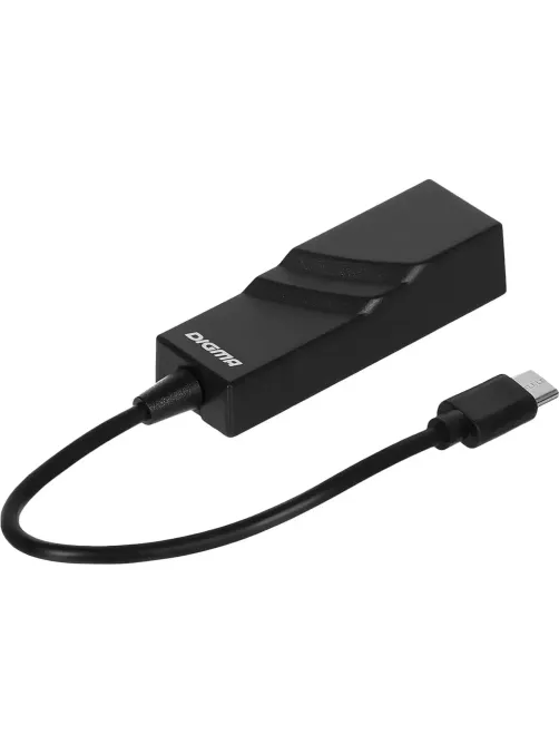 Сетевой адаптер Fast Ethernet Digma D-USBC-LAN100 USB Type-C