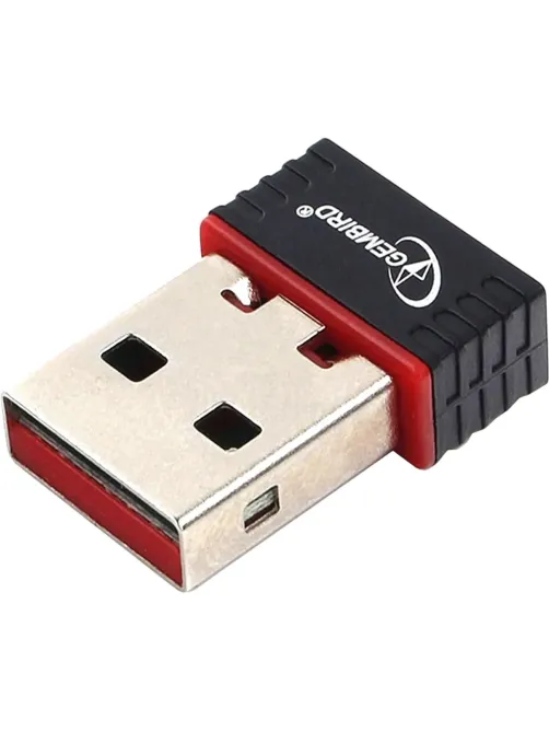 Сетевой адаптер микро WiFi Gembird 150 Мбит, USB, 802.11b/g/n