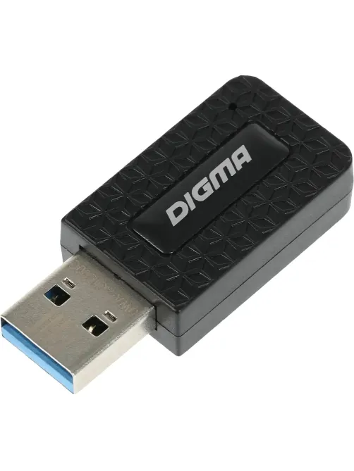 Сетевой адаптер Wi-Fi Digma DWA-AC1300C AC1300 USB 3.0 (ант.внутр.) 1ант