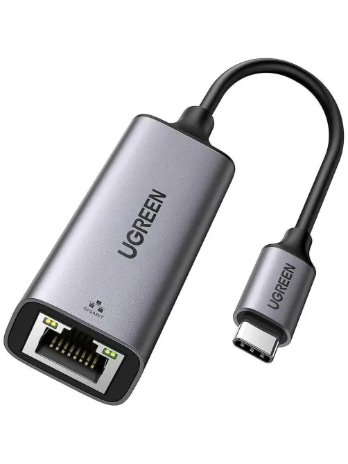 Сетевой адаптер UGREEN CM648 (25052) USB-C 3.1 to RJ45 2.5G серый