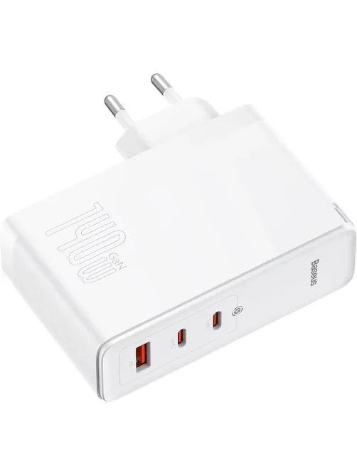 Зарядное устройство сетевое Baseus GaN5 Pro 140W EU White (CCGP100202)