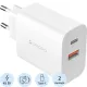 Зарядное устройство сет. Deppa (11494)45W USB-C + USB-A PD 3.0 QC 4.0 белый