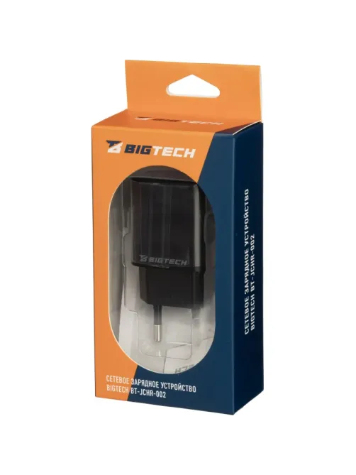 Зарядное устройство 2A, 1USB, черный BT-JCHR-002/C-IPN139