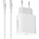 Зарядное устройство сетевое 20W USB-C+Light.RocketSp.Combo(RWCC504WH20CL-C)