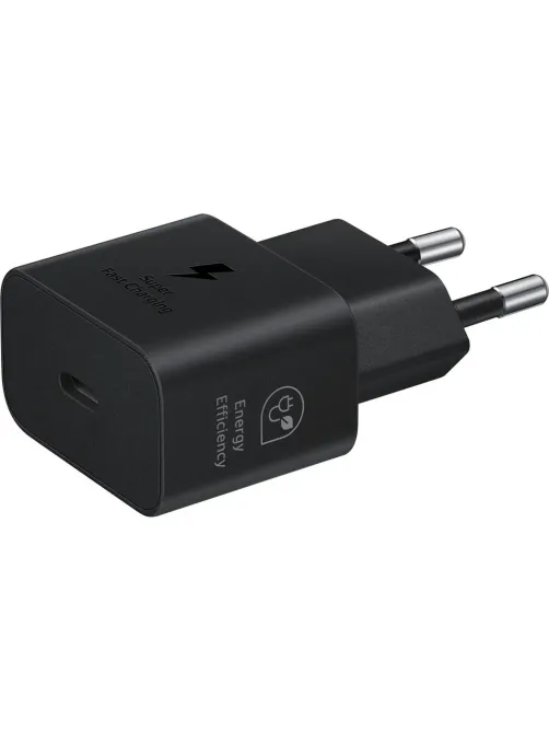 Зарядное устройство сетевое Samsung EP-T2510 25W Type-C  Black+cable