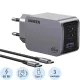 Зарядное устройство сет. UGREEN X755(25871)Nexode Pro 65W 3-Port+каб.1м сер