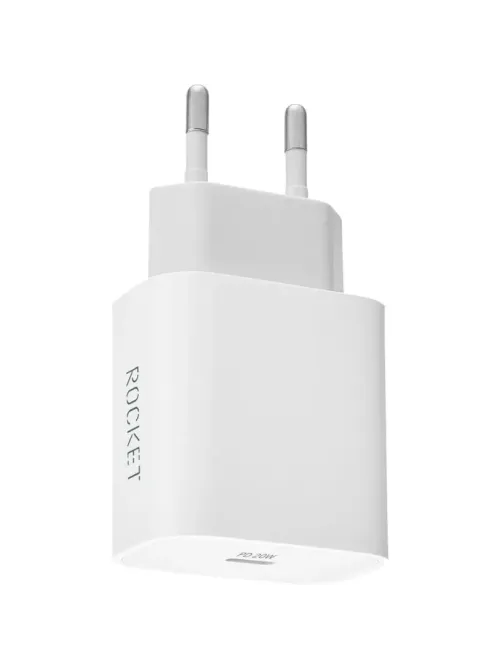 Зарядное устройство сетевое Rocket Space  20W, USB-C,белый(RWC503WH20SP-C)