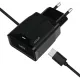 Зарядное устройство сетевое PERO TC04 1USB 2.1A + TYPE-C CABLE черный
