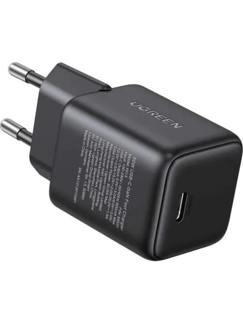 Зарядное устройство сет. UGREEN X513 (55531) 30W USB-C GaN EU серый